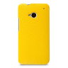 Кожаная накладка TETDED для HTC One (желтый) фото 1 — eCase