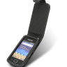 Кожаный чехол Melkco Flip для Samsung S5660 Galaxy Gio (черный) фото 3 — eCase