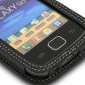 Кожаный чехол Melkco Flip для Samsung S5660 Galaxy Gio (черный) фото 4 — eCase