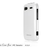 Пластиковая накладка Nilkin Shiny для HTC Sensation (белый) + защитная пленка фото 3 — eCase