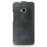 Кожаный чехол TETDED Nature Series для HTC One (серый, нубук) фото 3 — eCase