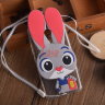 ТПУ накладка Rabbit для Meizu M5 (Розовый) фото 5 — eCase
