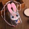 ТПУ накладка Rabbit для Meizu M5 (Розовый) фото 4 — eCase