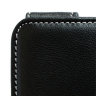 Кожаный чехол для Samsung i9000 Galaxy S (черный) "VBook" фото 2 — eCase