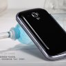 Кожаный чехол (книжка-крышка) Nillkin Ultrathin series для Samsung S7562 Galaxy S Duos (тёмно-синий) + защитная пленка фото 3 — eCase