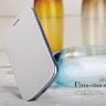Кожаный чехол (книжка-крышка) Nillkin Ultrathin series для Samsung S7562 Galaxy S Duos (белый) + защитная пленка фото 4 — eCase