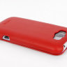 Кожаный чехол HOCO leather case for HTC Sensation XL (красный) фото 3 — eCase