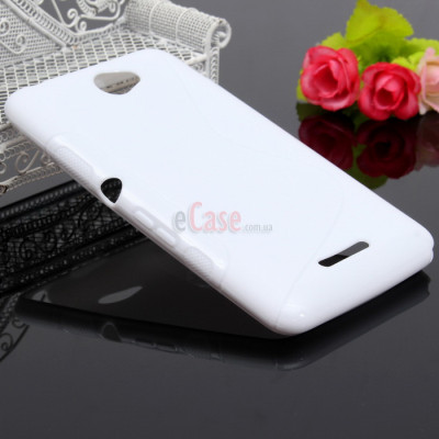 TPU накладка S-Case для Sony Xperia E4 — eCase