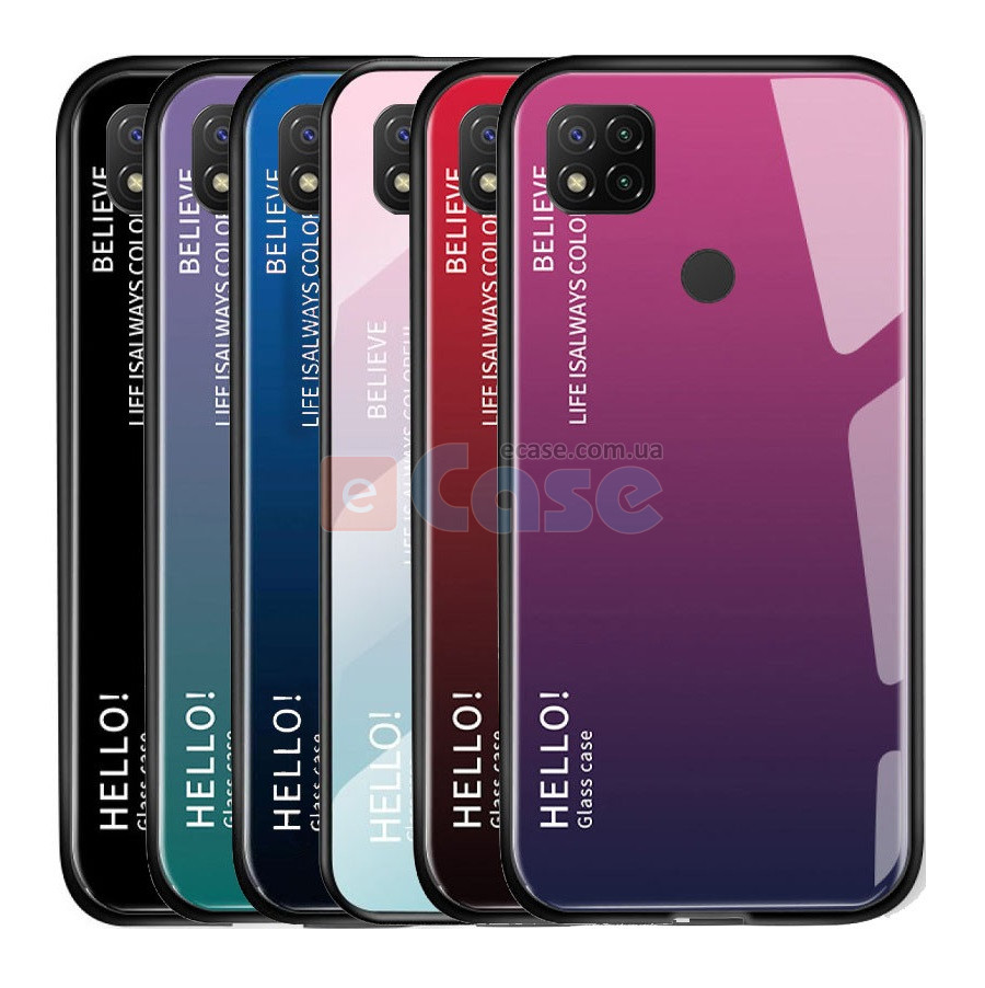 Накладка TPU + Glass Colorful для Xiaomi Redmi 10A фото 1 — eCase