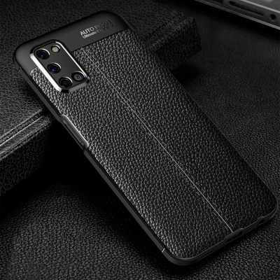 ТПУ накладка Leather для Oppo A52 — eCase