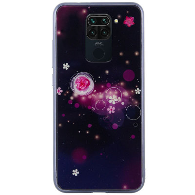 Накладка TPU + Glass Violet для Xiaomi Redmi Note 9 — eCase