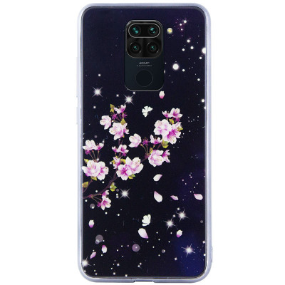 Накладка TPU + Glass Violet для Xiaomi Redmi Note 9 — eCase