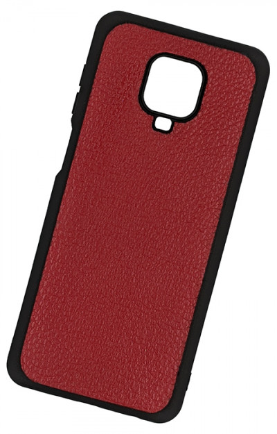 ТПУ чехол для Xiaomi Redmi Note 9 Pro &quot;Cover Flotar&quot; (с вставкой из натуральной кожи) — eCase