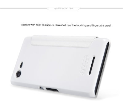 Чохол (книжка) Nillkin Sparkle Series для Sony Xperia E3 — eCase