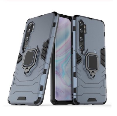 Ударопрочная накладка с подставкой и TPU бампером для Xiaomi Mi Note 10 — eCase