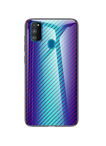 Чохол TPU + Glass Knitting для Samsung Galaxy M21 — eCase