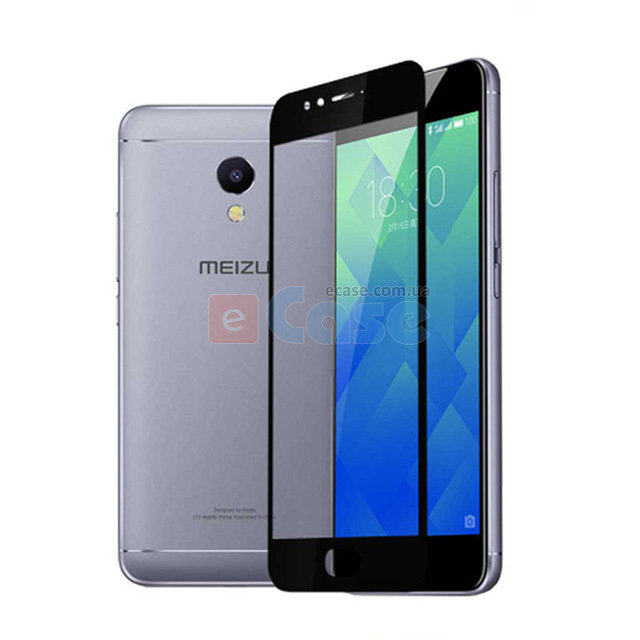 Захисне скло Full Glue Color для Meizu M5S фото 1 — eCase