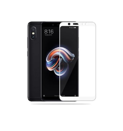 Захисне скло для Xiaomi Redmi Note 5 (Tempered Glass Frame 2,5 D) з рамкою — eCase