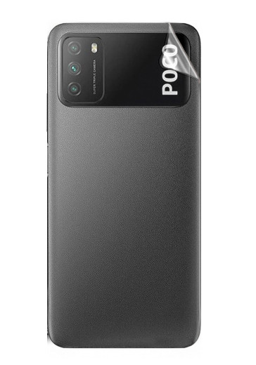 Гідрогелева плівка на камеру та задню панель HD Clear для Xiaomi Poco M3 — eCase