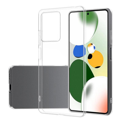 Силіконовий чохол для Xiaomi Poco X5 Pro 5G (Crystal Clear) — eCase