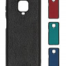 ТПУ чохол для Xiaomi Redmi Note 9S "Cover Flotar" (зі вставкою з натуральної шкіри) фото 1 — eCase