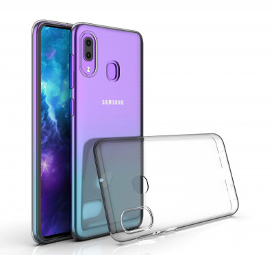 Прозора ТПУ накладка для Samsung Galaxy M10s EXELINE Crystal (Strong 0,5 мм) — eCase