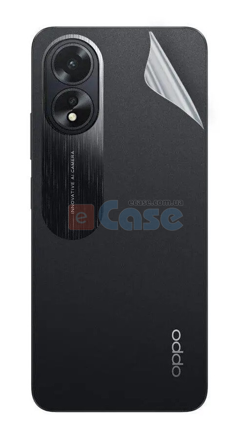 Гідрогелева плівка на камеру та задню панель HD Clear для Oppo A18 фото 1 — eCase
