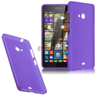 TPU накладка для Microsoft Lumia 540 (матовый, однотонный) — eCase