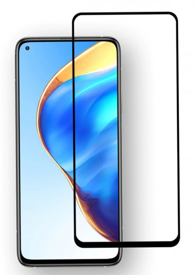Захисне скло 5D (на весь екран) з кольоровою рамкою для Xiaomi Mi 10T — eCase