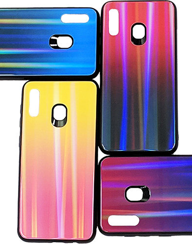 Накладка TPU + Glass Aurora для iPhone Xs Max — eCase