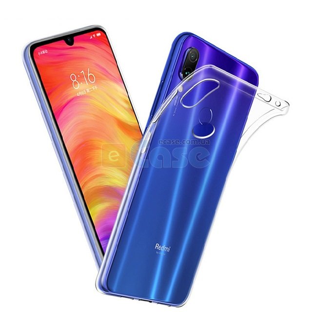 Прозрачная ТПУ накладка для Xiaomi Redmi 7 EXELINE Crystal (Strong 0,5мм) фото 1 — eCase