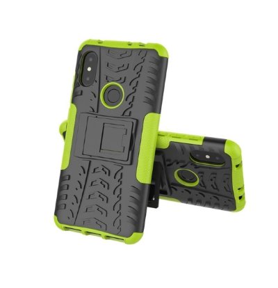 Ударопрочная накладка Shield с подставкой для Xiaomi Redmi Note 6 — eCase