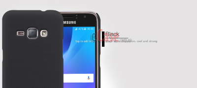 Пластиковая накладка Nillkin Matte для Samsung J120H Galaxy J1 + защитная пленка — eCase