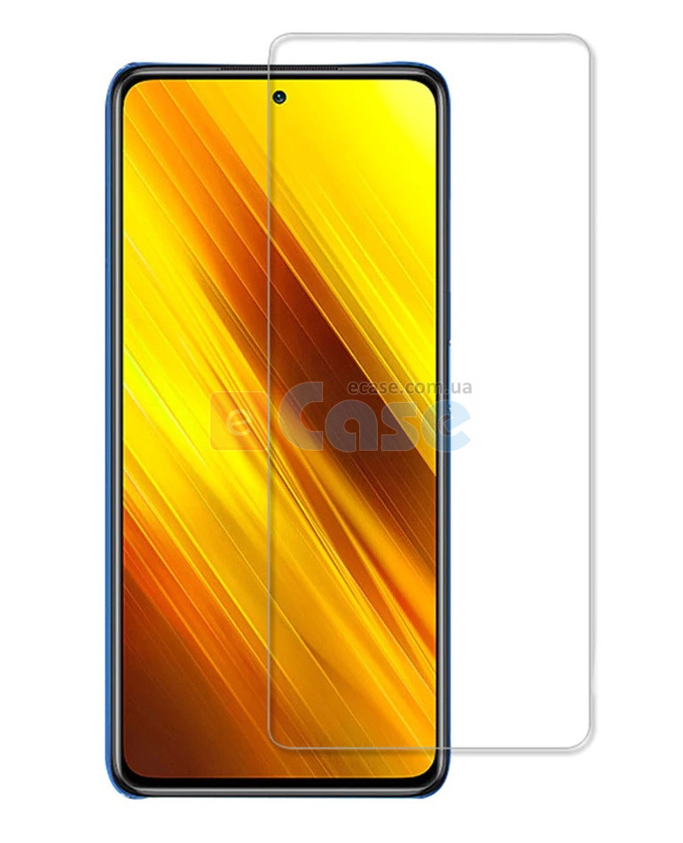 Защитное стекло для Xiaomi Poco X3 (Tempered Glass) фото 1 — eCase