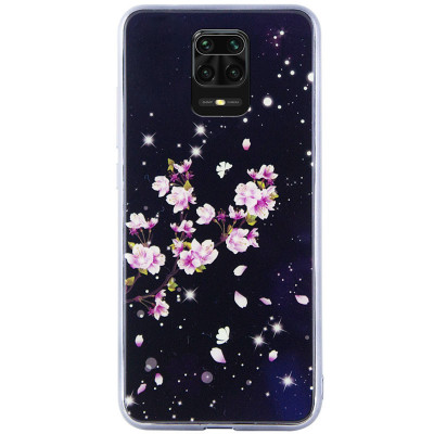 Накладка TPU + Glass Violet для Xiaomi Redmi Note 9 Pro — eCase