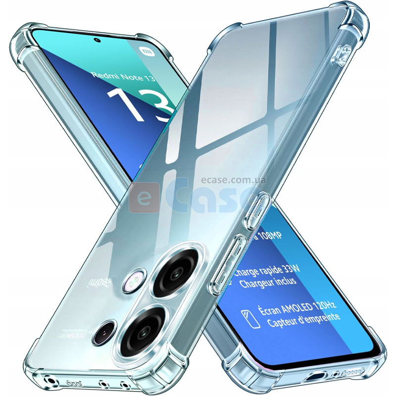 ТПУ накладка Protect (прозрачная) для Xiaomi Redmi Note 13 Pro 5G фото 1 — eCase
