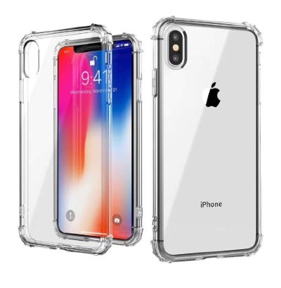 ТПУ накладка Protect (прозрачная) для iPhone XS Max — eCase