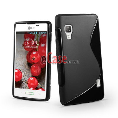 TPU накладка S-Case для LG E440 Optimus L4 II — eCase