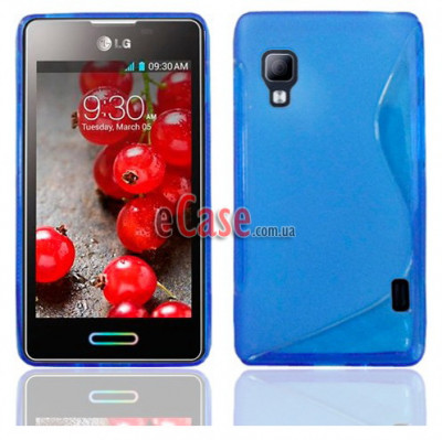 TPU накладка S-Case для LG E440 Optimus L4 II — eCase