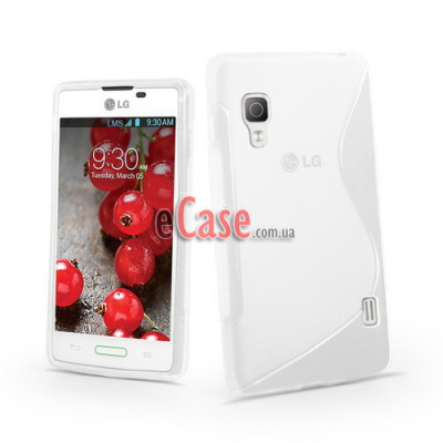 TPU накладка S-Case для LG E440 Optimus L4 II — eCase