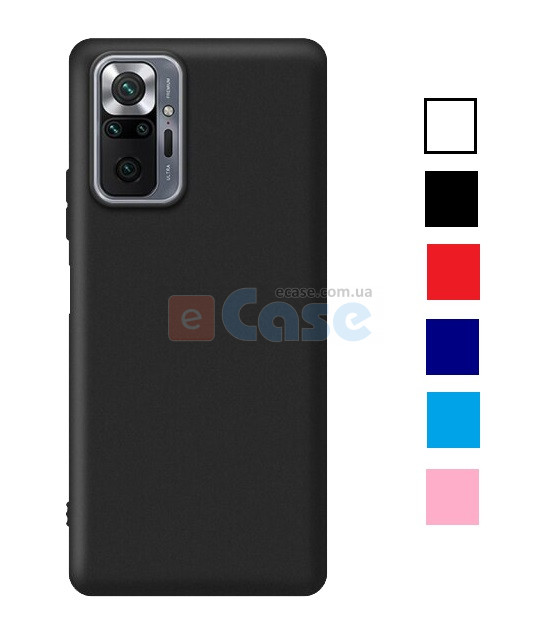 TPU чохол Matte для Xiaomi Redmi Note 10 Pro Max (однотонний) фото 1 — eCase