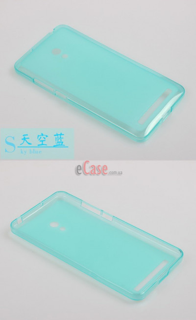 TPU накладка для Asus Zenfone 2 (матовий, однотонний) — eCase