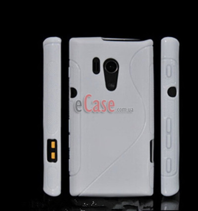 TPU накладка S-Case для Sony Xperia acro S (LT26w) — eCase