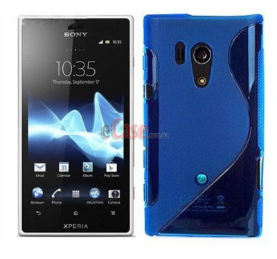 TPU накладка S-Case для Sony Xperia acro S (LT26w) — eCase