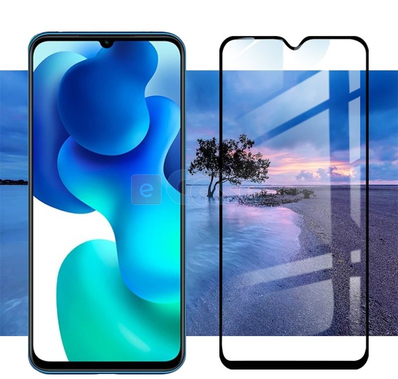 Защитное стекло 5D (на весь экран) с цветной рамкой для Xiaomi Mi 10 Lite фото 1 — eCase