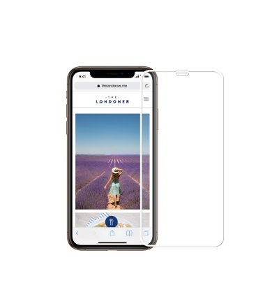 Защитное стекло 5D (на весь экран) с цветной рамкой для iPhone XS Max — eCase