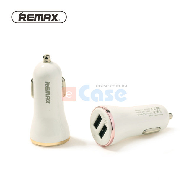 Автомобільний зарядний пристрій Remax (RCC206) 2USB 2.4 A фото 1 — eCase