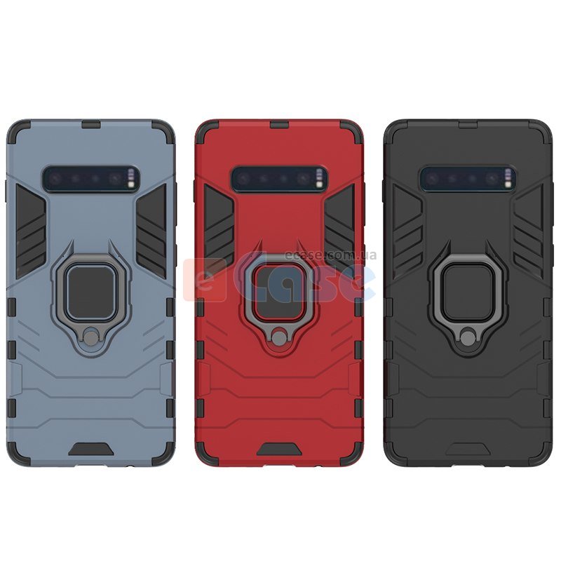 Ударопрочная накладка с подставкой и TPU бампером для Samsung Galaxy S10 (G973F) фото 1 — eCase