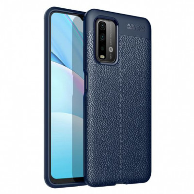 ТПУ накладка Leather для Xiaomi Redmi Note 9 4G &mdash; eCase
