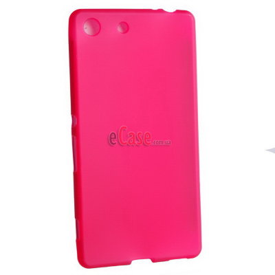 TPU накладка для Sony Xperia M5 (матовый, однотонный) — eCase